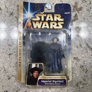 Vintage Star Wars RotJ Death Star Imperial Dignitary Kren Blista Vanee Figure